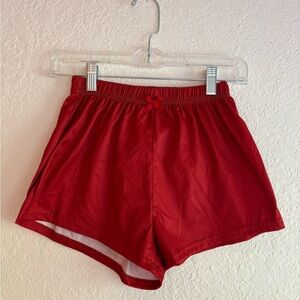 Red Women's Shorts
